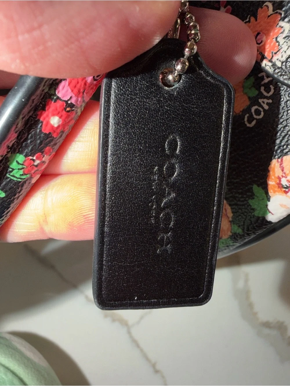 Coach 2016 Mini Bennett Black Floral Print Satchel in Multicolors